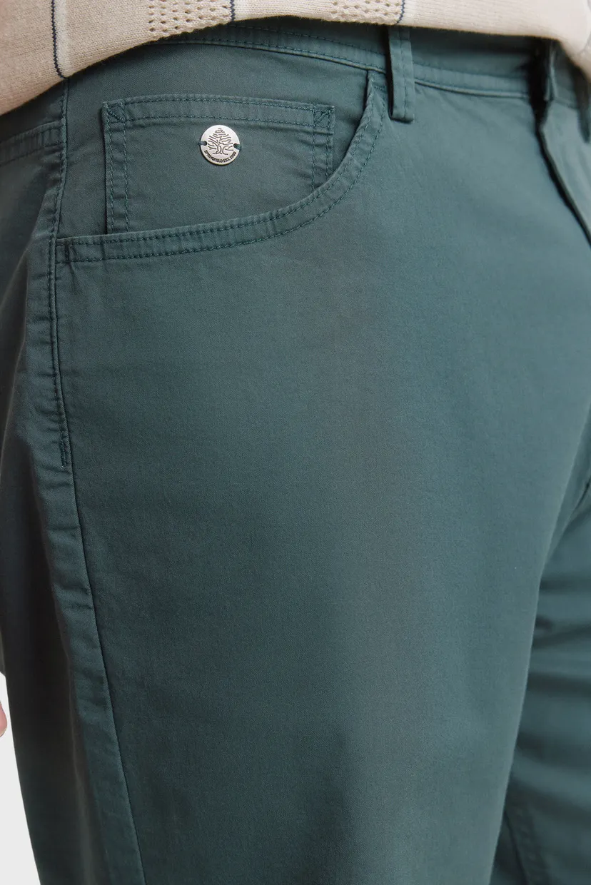 Мужские зеленые шорты regular fit 5