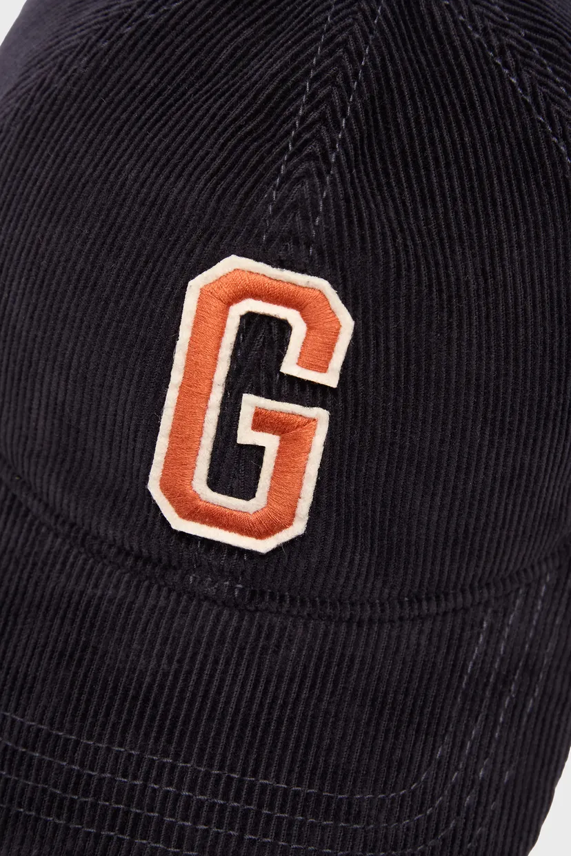 Чоловіча темно-синя вельветова кепка G BADGE CORD CAP 3