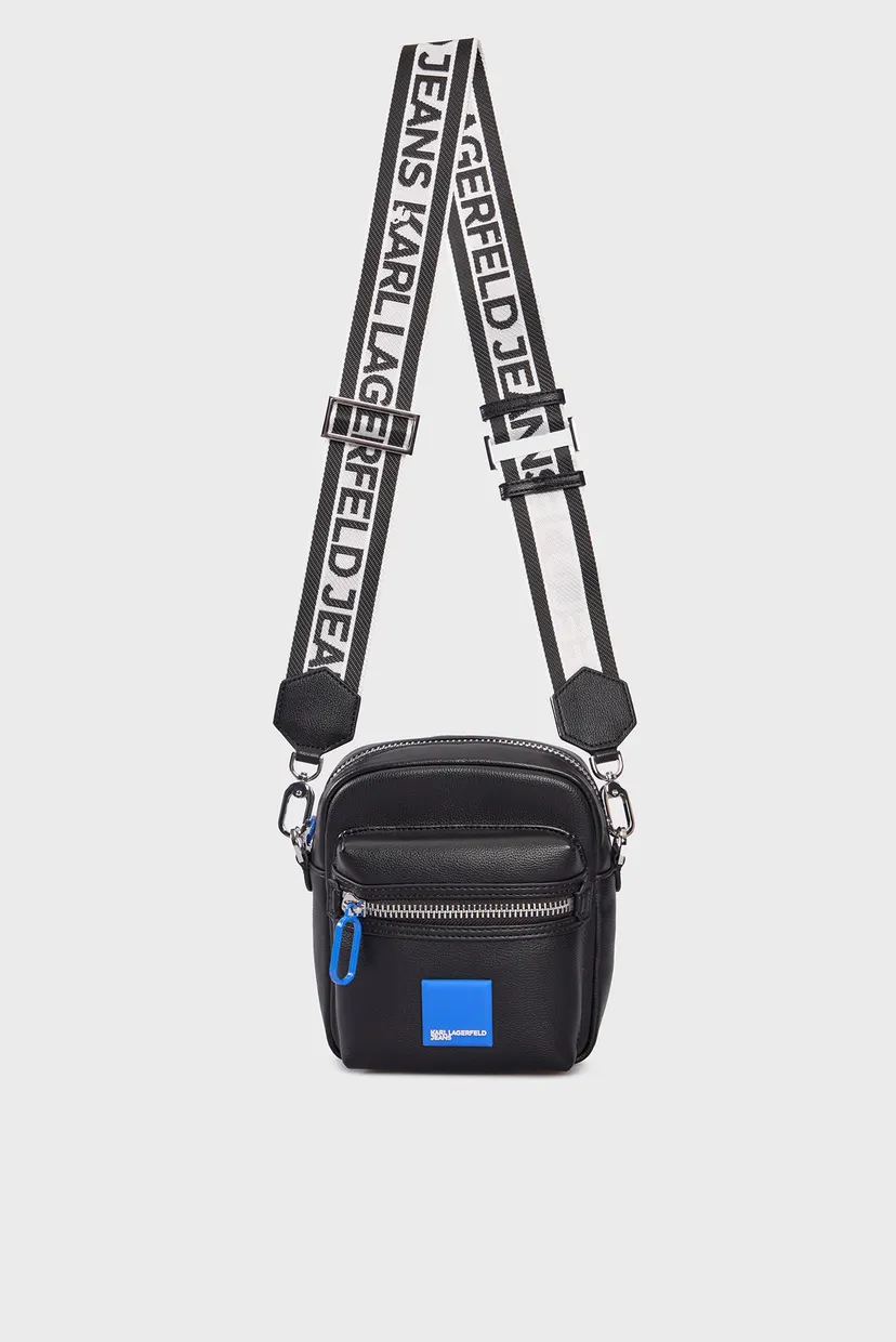 Чоловіча чорна сумка BOX LOGO CROSSBODY NS 5