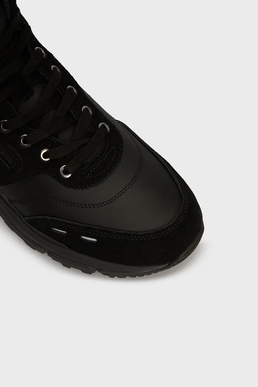 Мужские черные кожаные хайтопы M RUNNER CORDURA HI LTH MIX 4