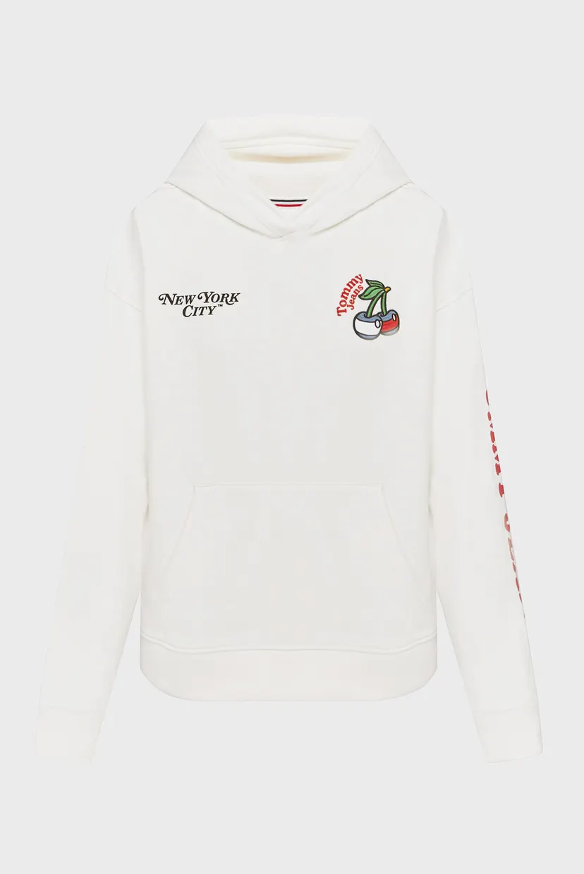 Жіноче біле худі TJW RLX TJ CHERRY HOODIE 4
