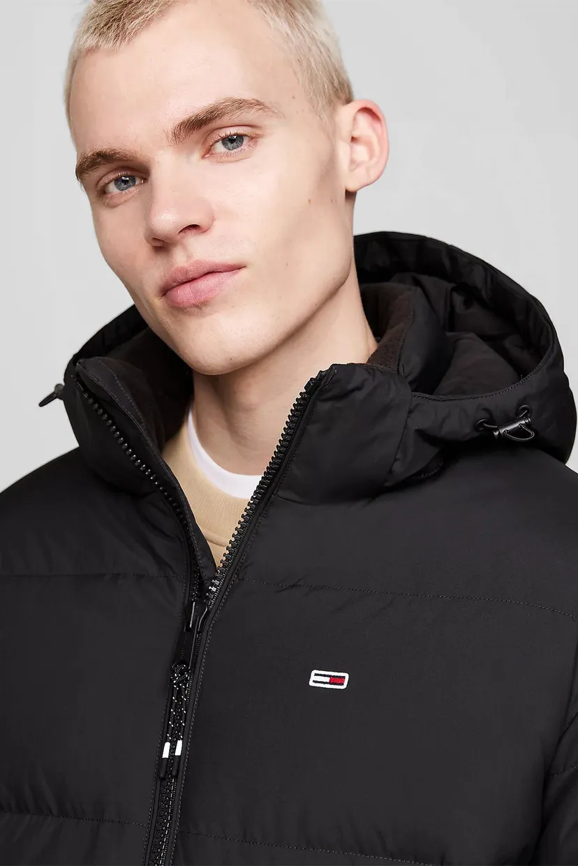 Чоловічий чорний пуховик TJM ESSENTIAL DOWN PARKA 3