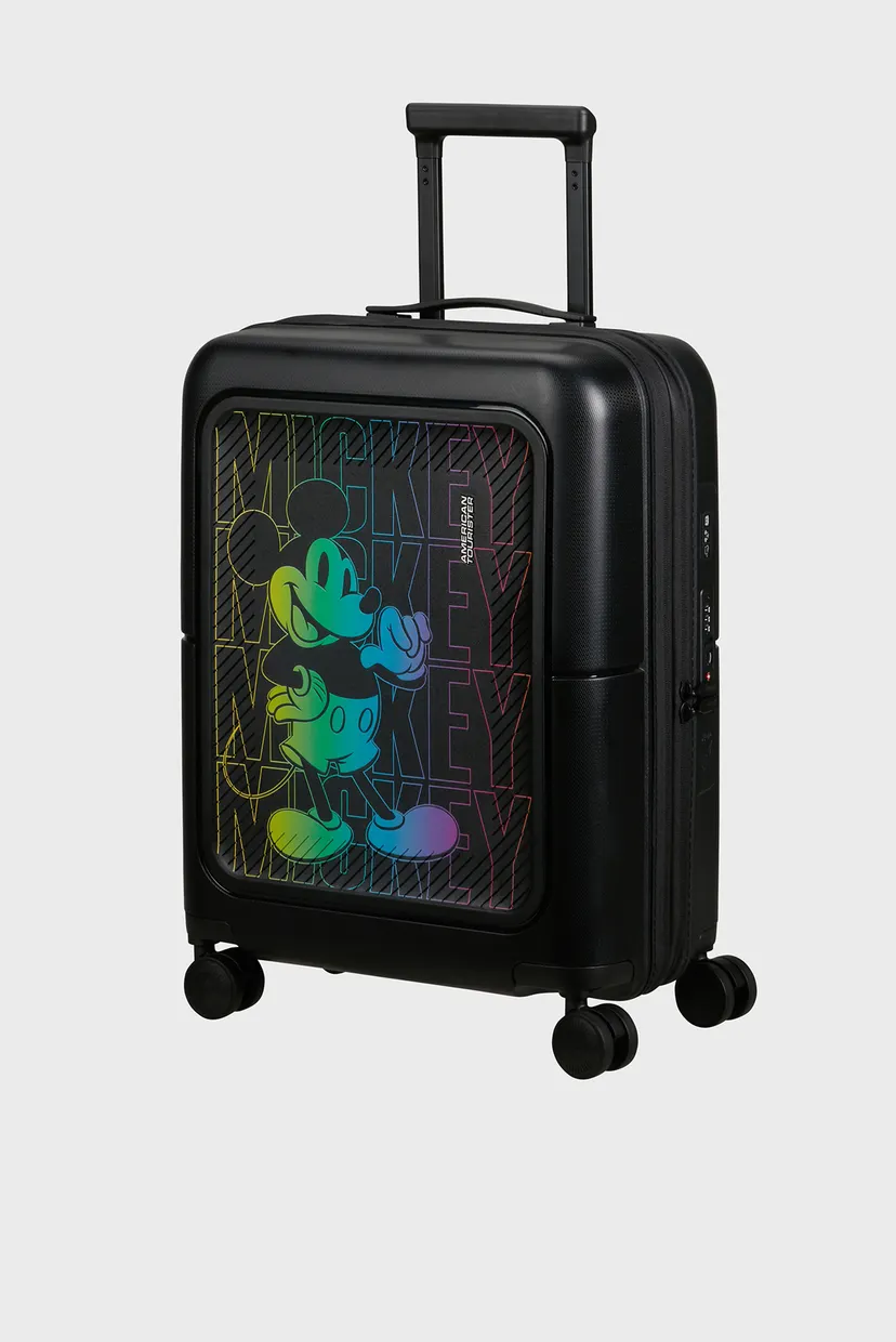 Дитяча чорна валіза 55 см DASHPOP DISNEY MICKEY NEON GRADIENT 3