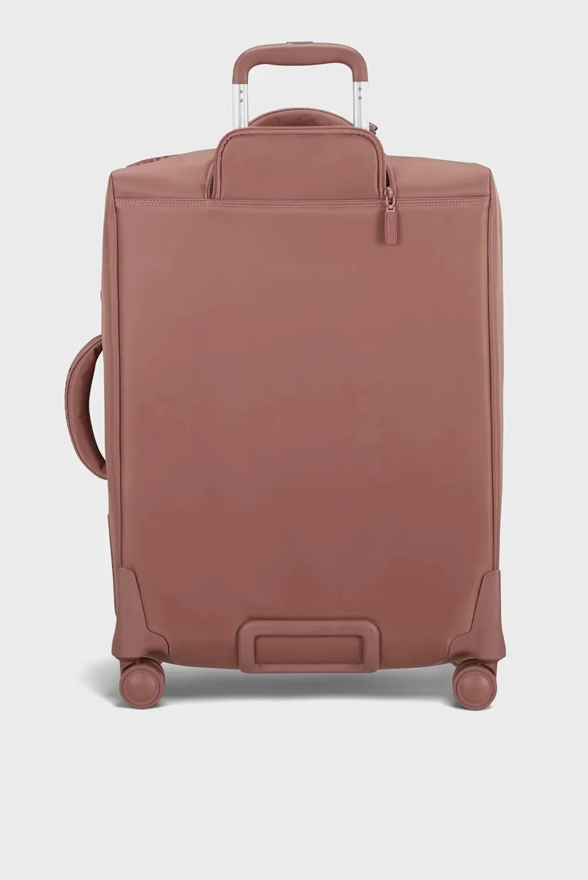 Женский пудровый чемодан 63 см PLUME ROSE BEIGE 4