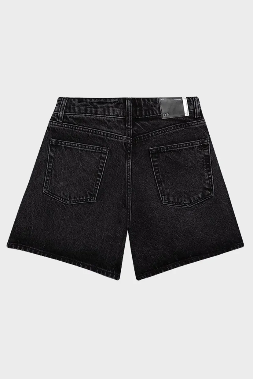 Женские темно-серые джинсовые шорты 3