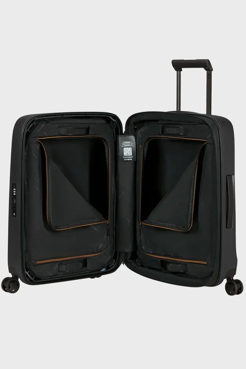 Черный чемодан 55 см ESSENS GRAPHITE 4
