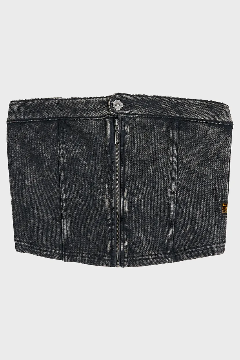 Женский темно-серый топ Washed corset 6