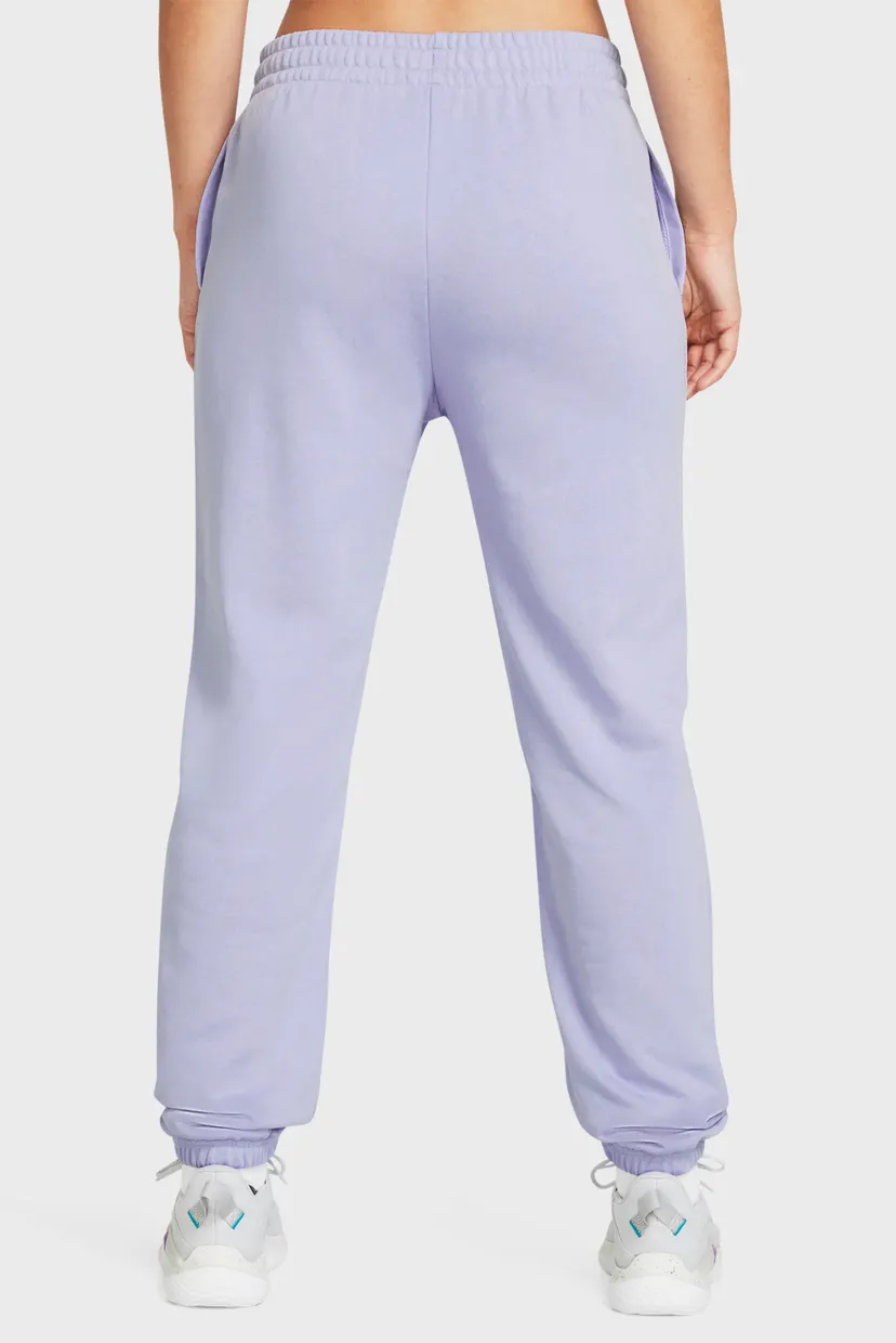 Жіночі бузкові спортивні штани UA Rival Terry Jogger 3