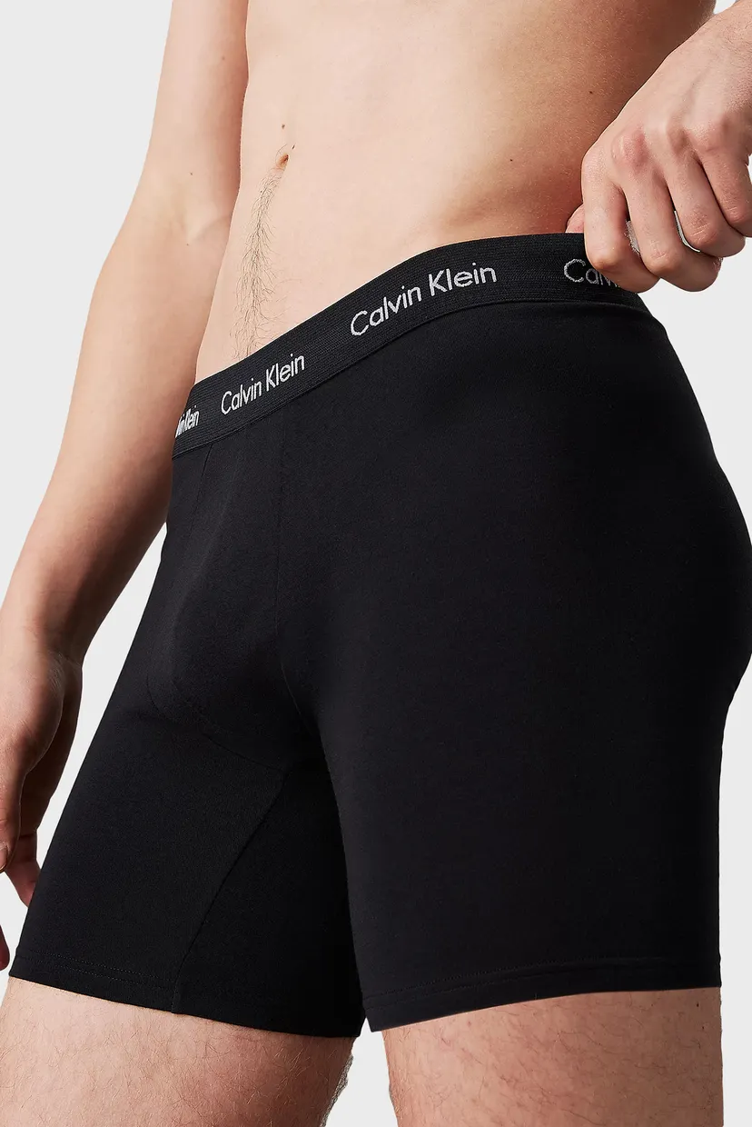 Мужские черные боксеры (3 шт) BOXER BRIEF 3PK 5