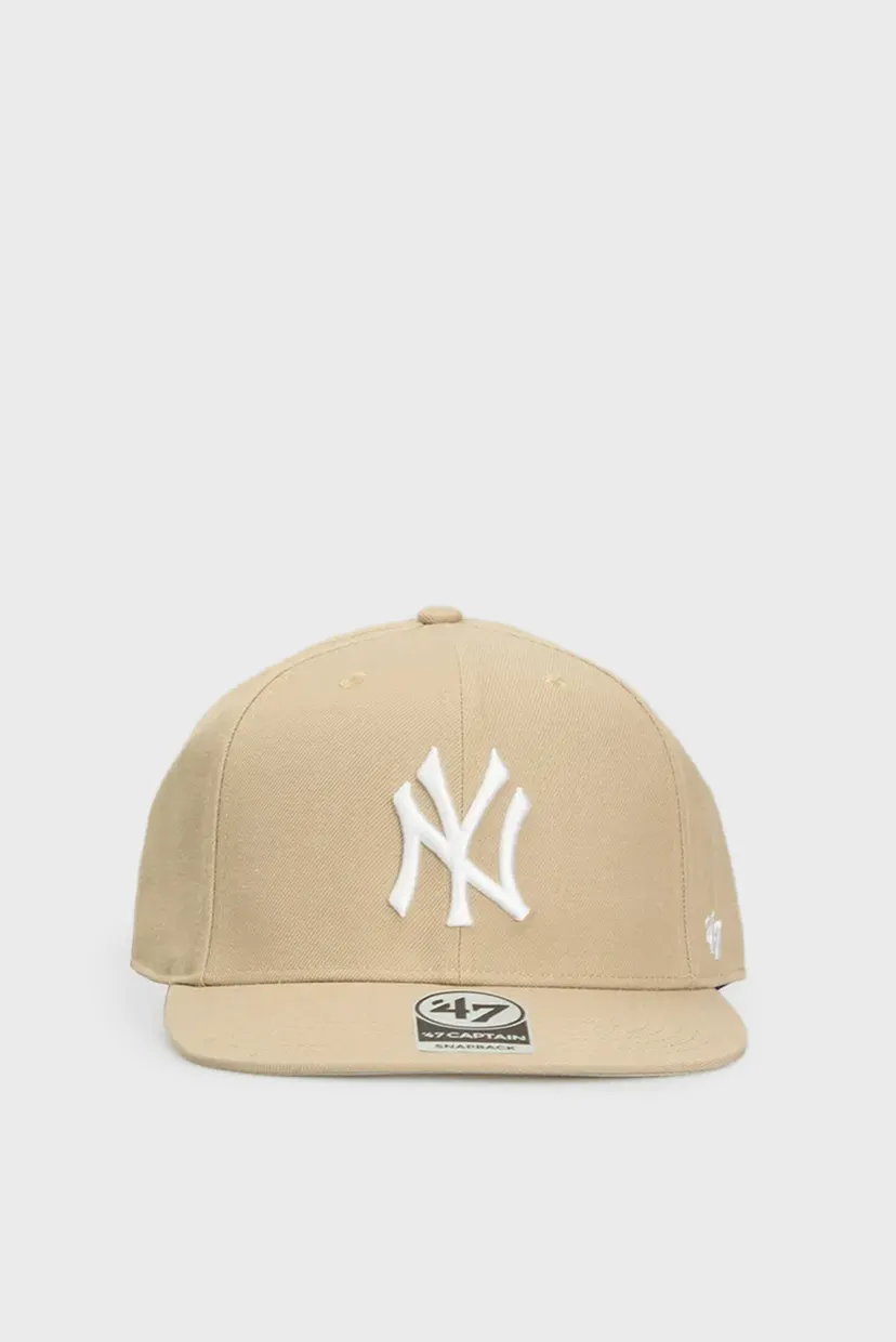 Бежева кепка NEW YORK YANKEES NO SHOT 4