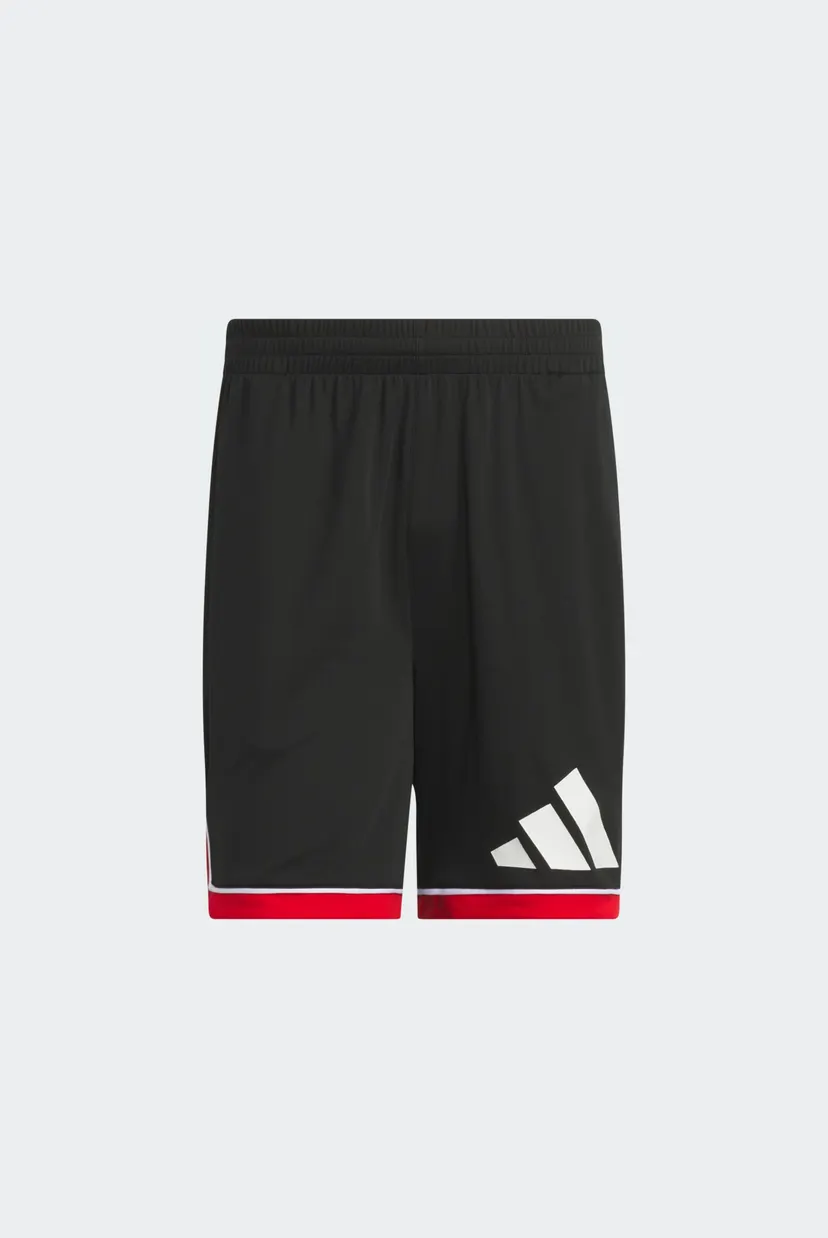 Мужские черные шорты adidas Basketball Badge of Sport 6