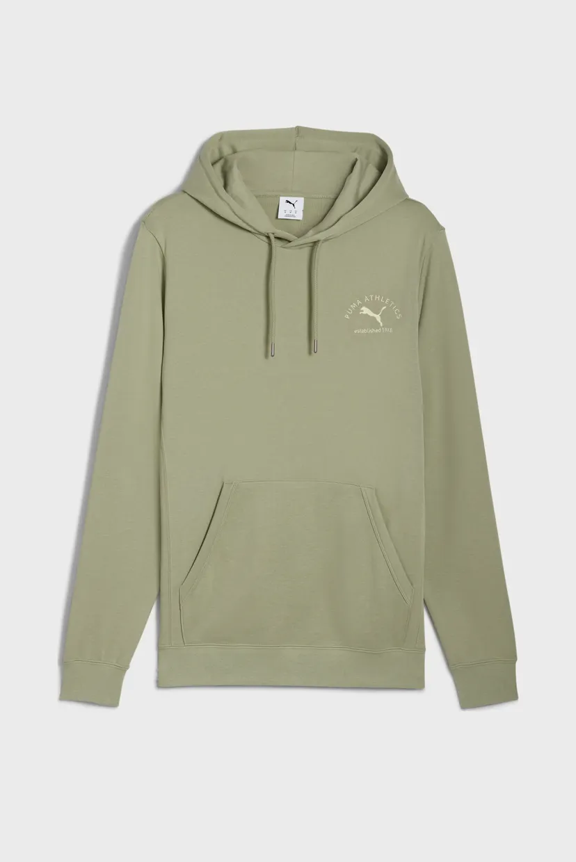 Чоловіче оливкове худі PUMA Class Graphic Hoodie Men 4