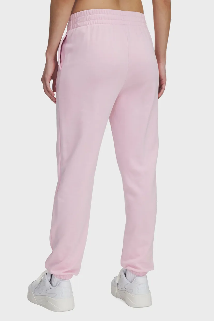 Жіночі рожеві спортивні штани UA Rival Terry Jogger 3