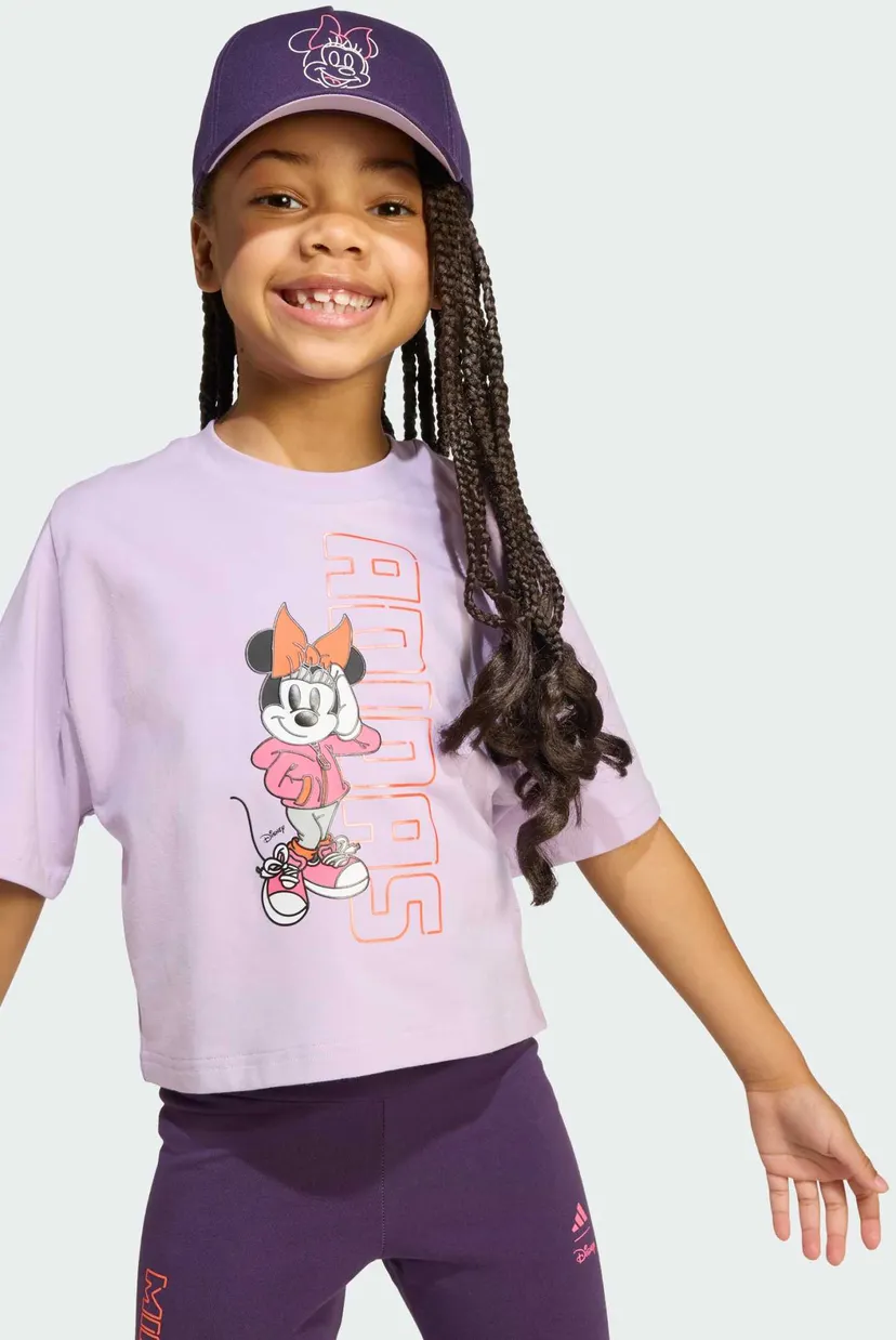 Дитяча бузкова футболка Disney Minnie Mouse Kids 4