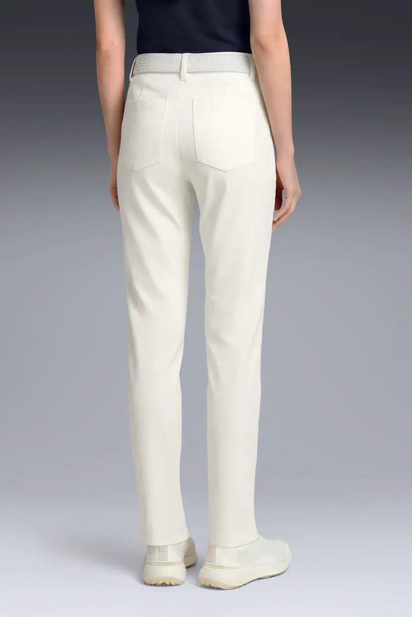 Женские белые спортивние брюки Avant Slim Golf Pants Women 3