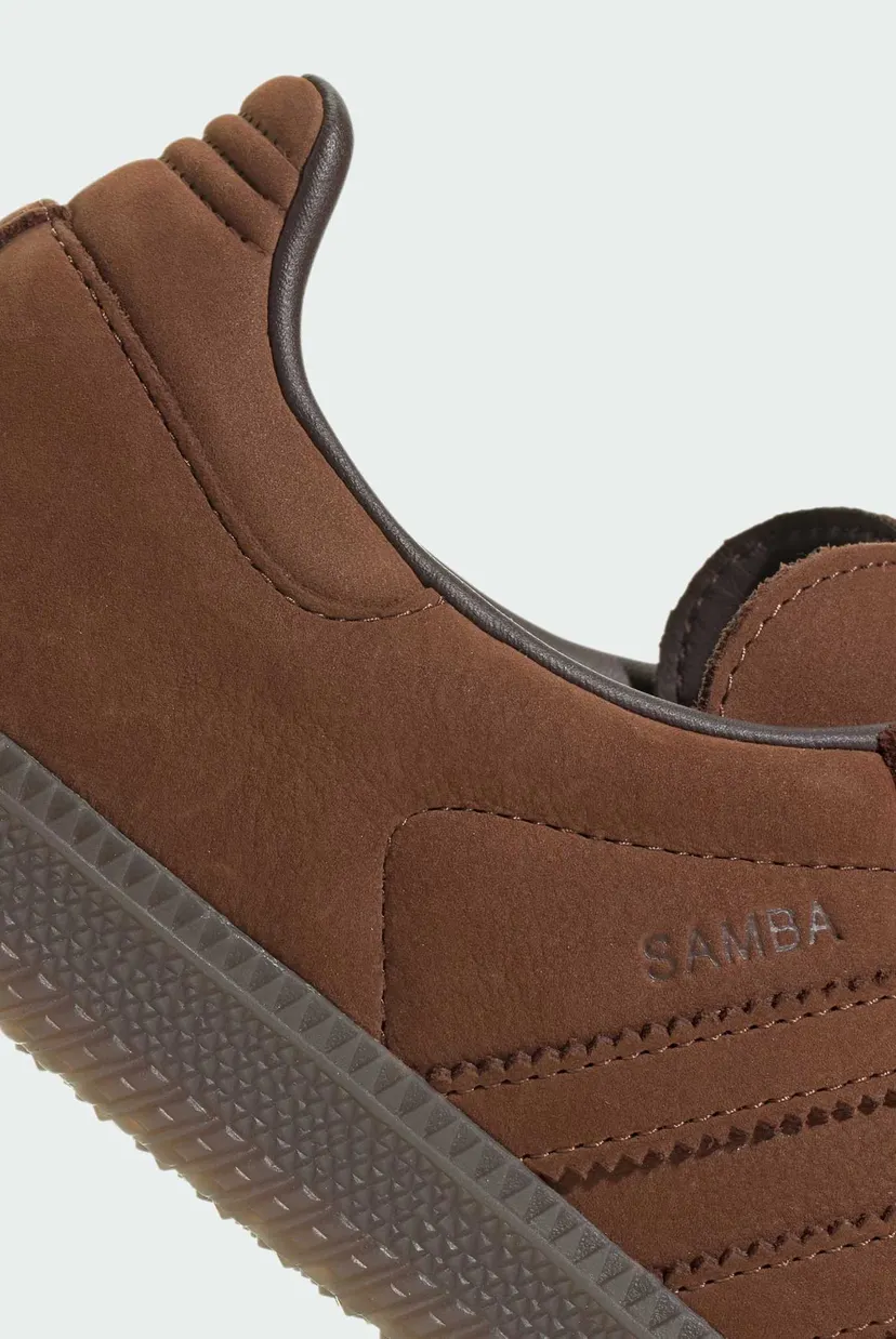Мужские коричневые замшевые сникерсы SAMBA OG 9