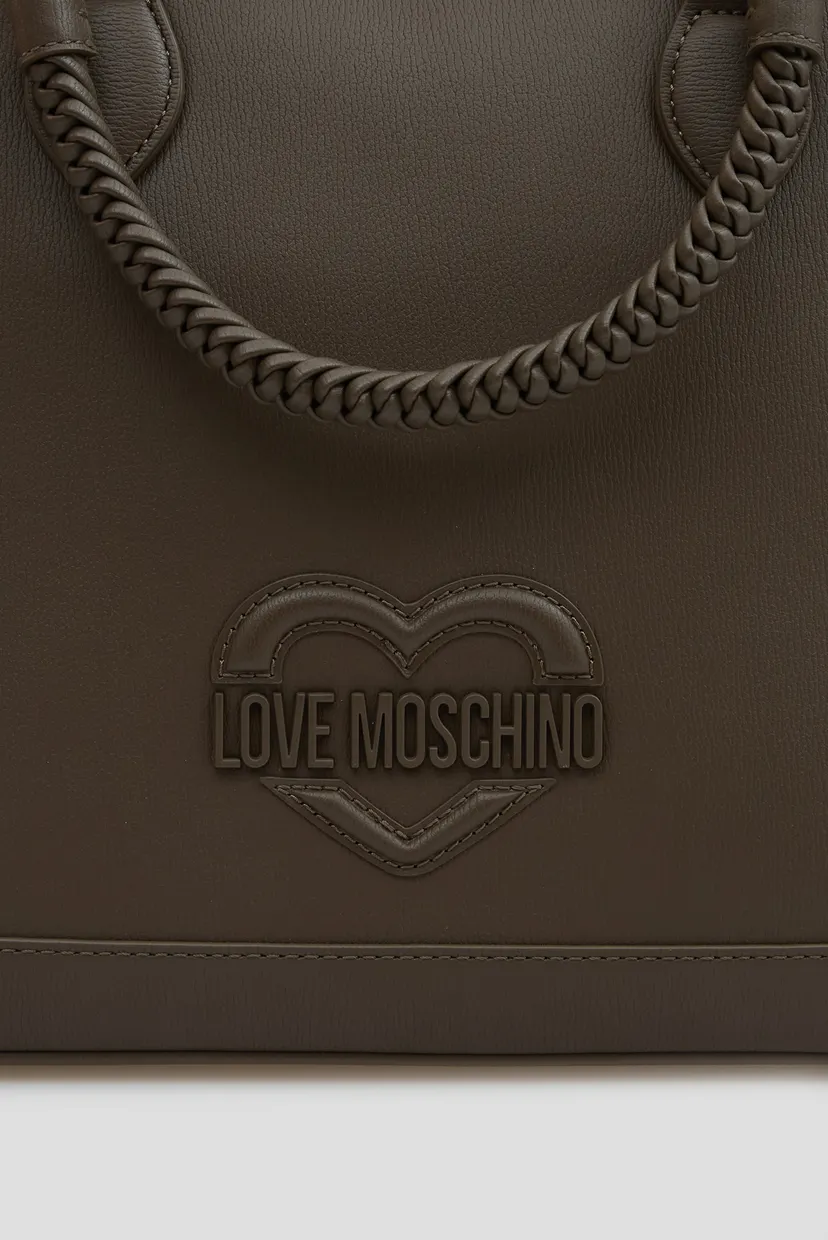 Жіноча оливкова сумка Love Moschino JC4100PP1OLL0203 — MD-Fashion