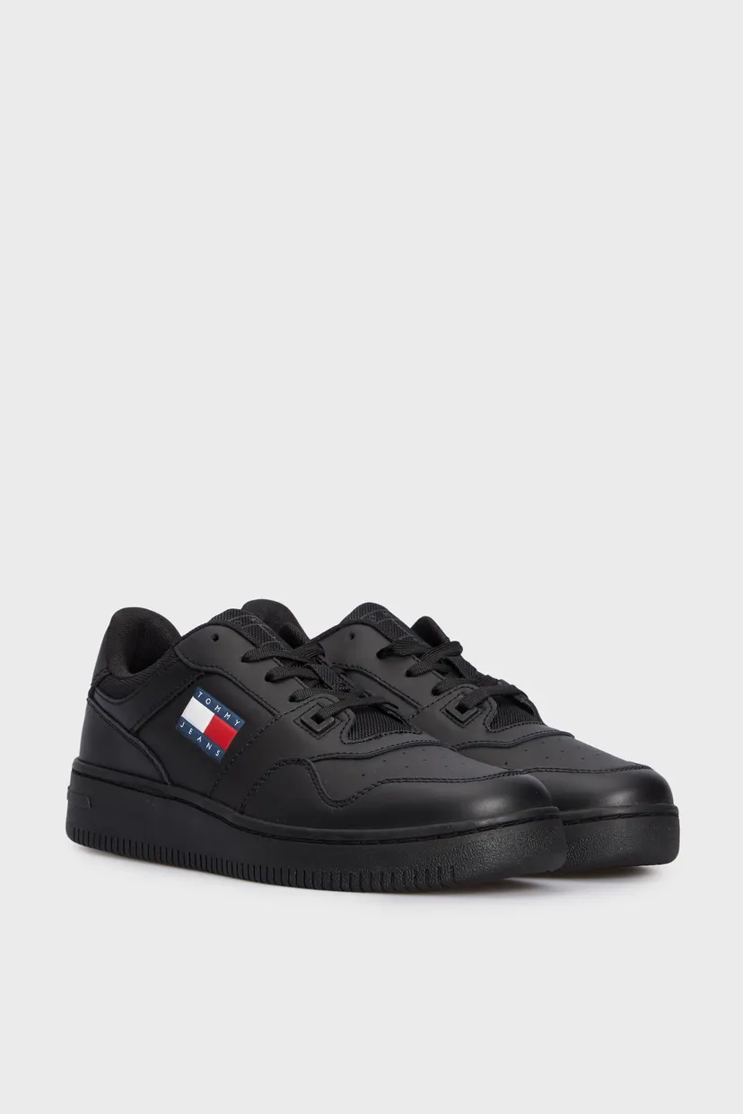 Женские черные сникерсы TJM BASKET LEATHER 3
