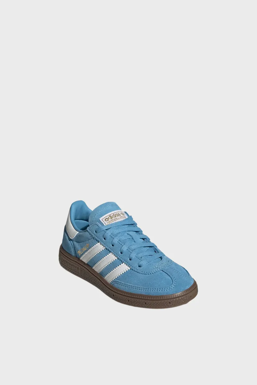 Детские голубые замшевые сникерсы Handball Spezial Kids 3