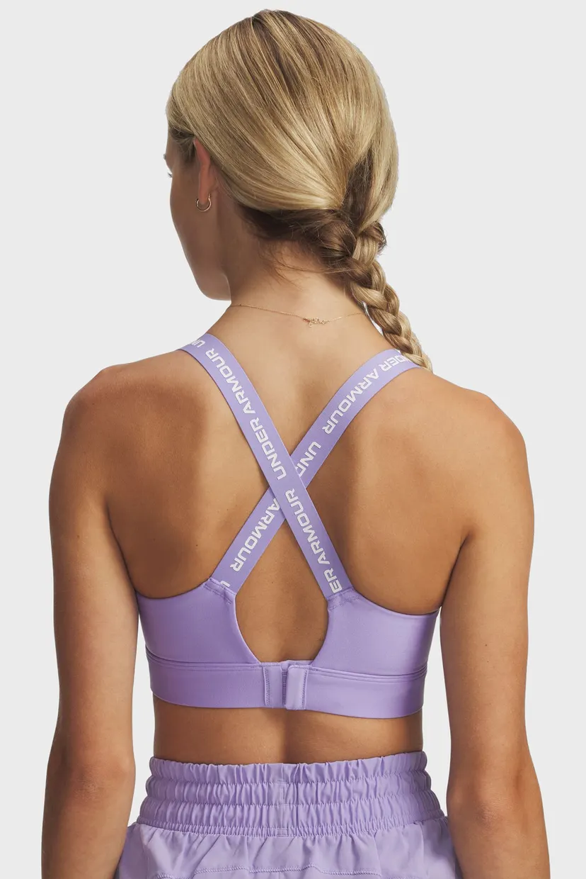 Женский сиреневый топ UA Infinity High 2.0 Bra 4