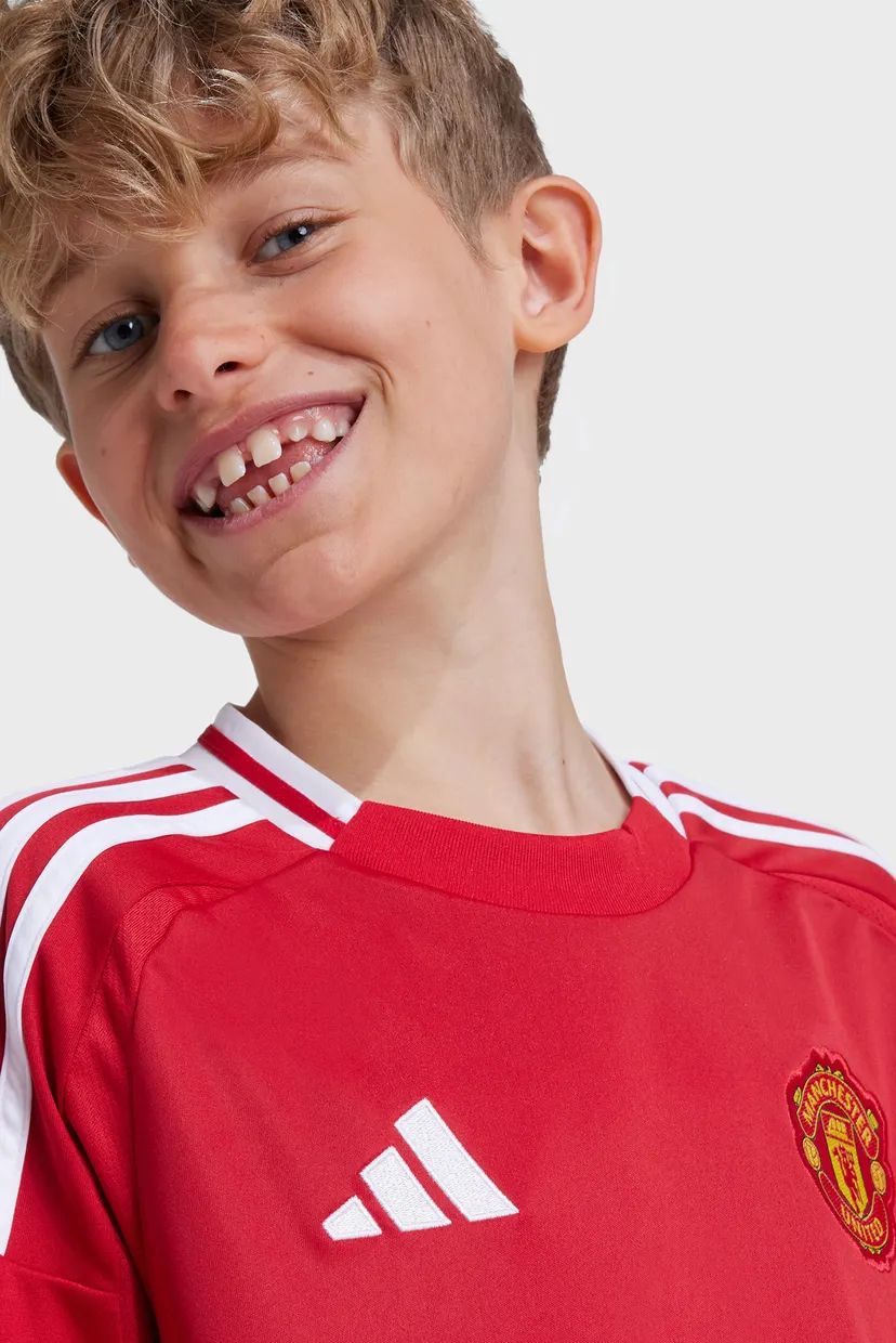Детская красная футболка Manchester United 24/25 Kids 6