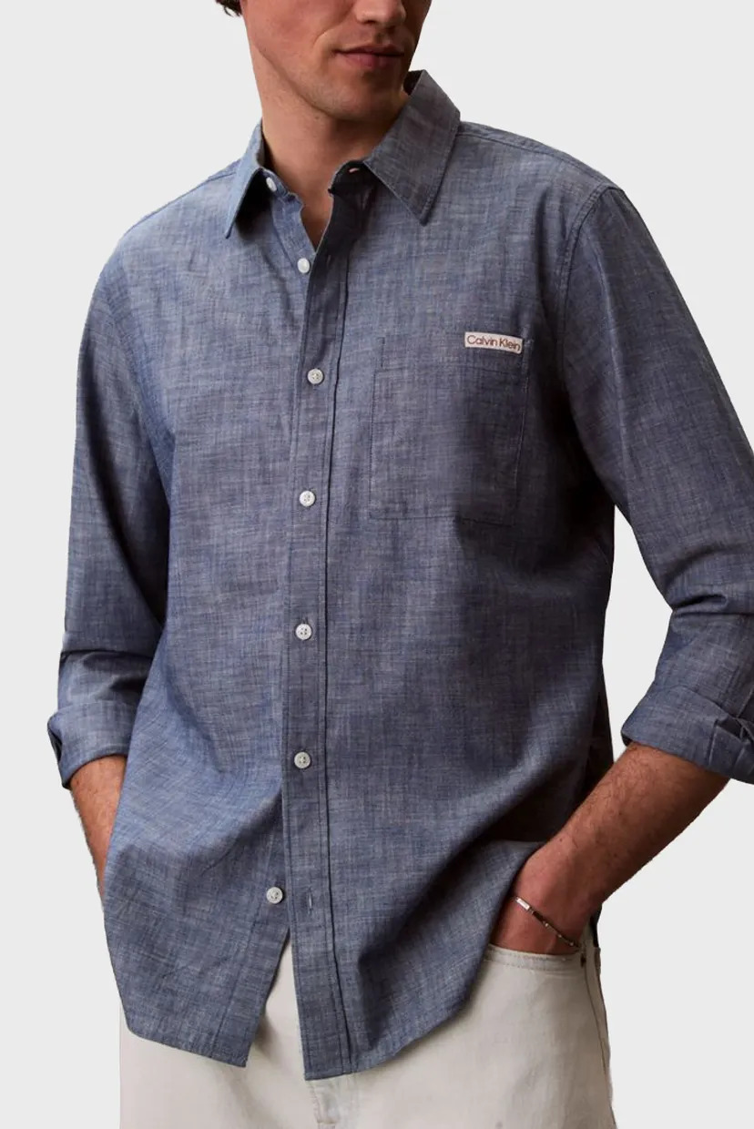Чоловіча синя сорочка CHAMBRAY 5