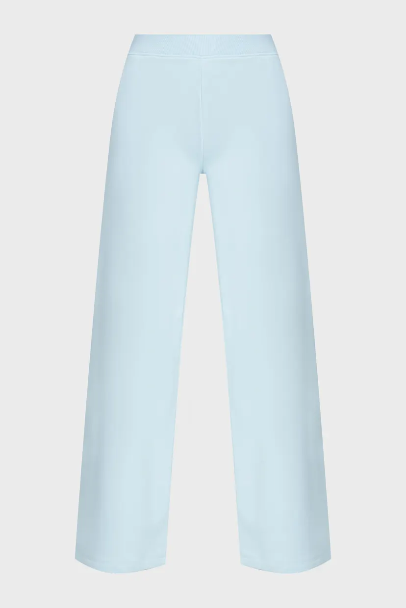 Женские голубые спортивные брюки CK EMBRO BADGE KNIT PANT 5