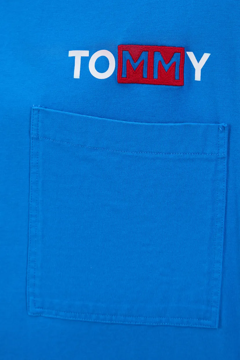Чоловіча синя футболка TJM TOMMY GRAPHIC 3