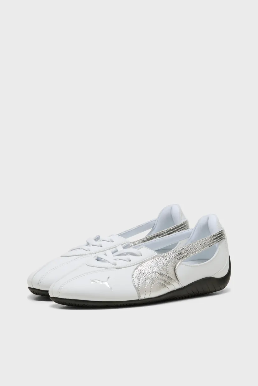 Женские белые балетки Speedcat Ballet Nova Metallic Sneakers Women 3