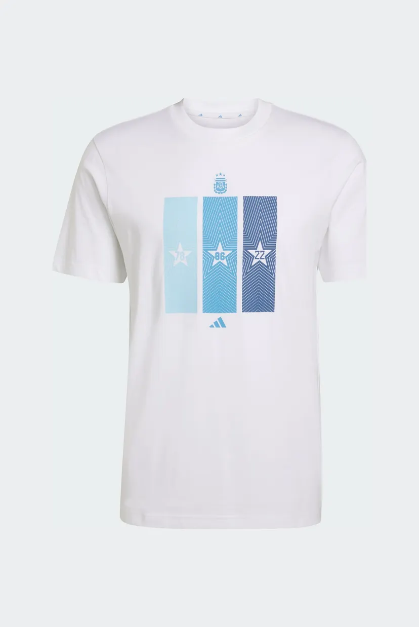 Мужская белая футболка Argentina Home 5