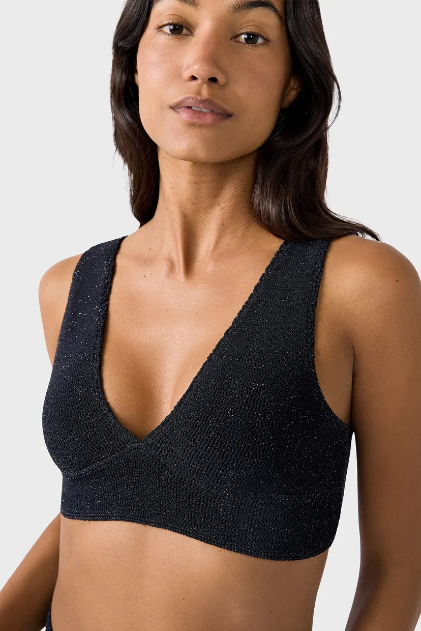 Жіночий чорний ліф від купальника ONESIZE 3