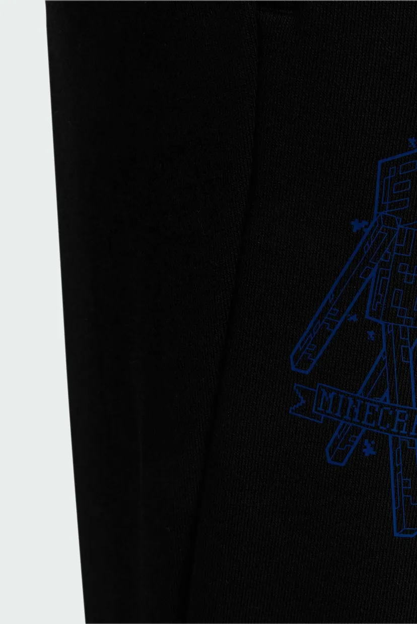 Детские черные спортивние брюки ADIDAS MINECRAFT 3