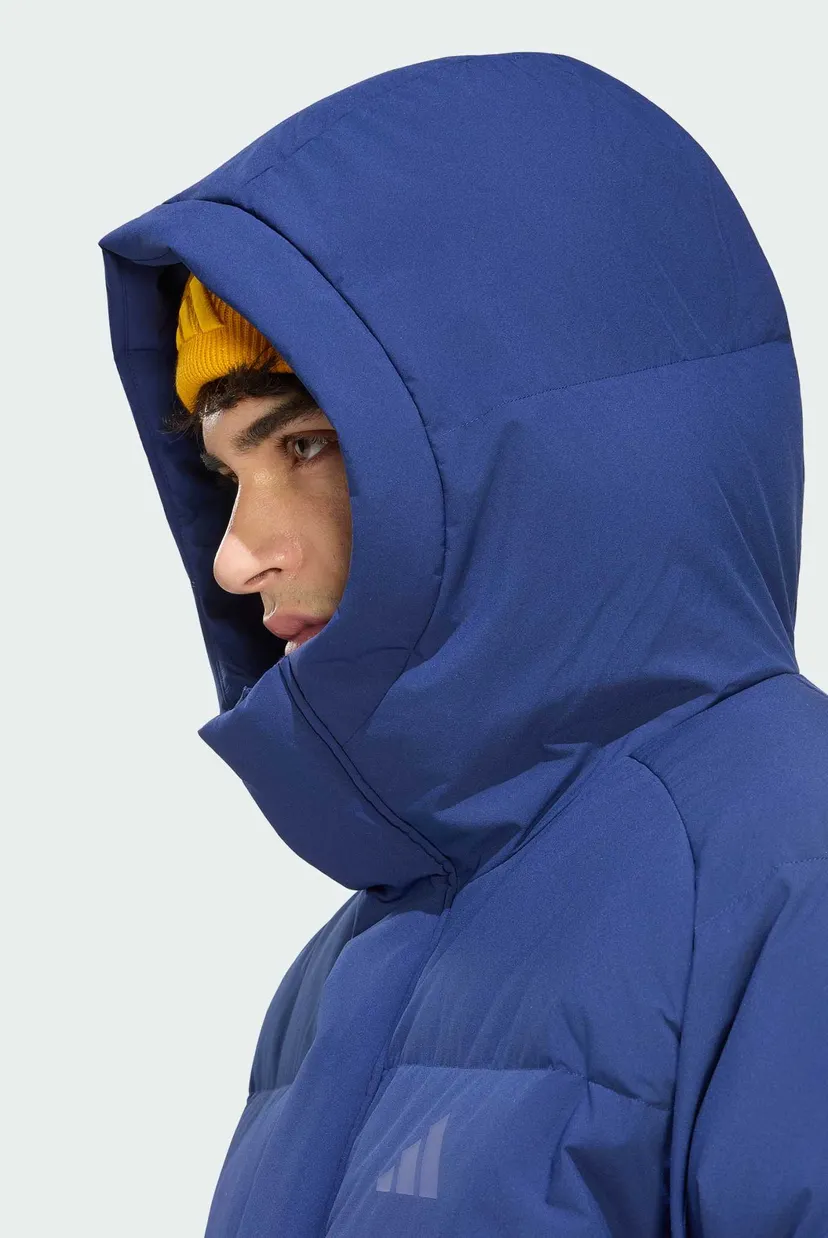 Чоловічий синій пуховик HELIONIC DOWN PUFFER HOODED 5