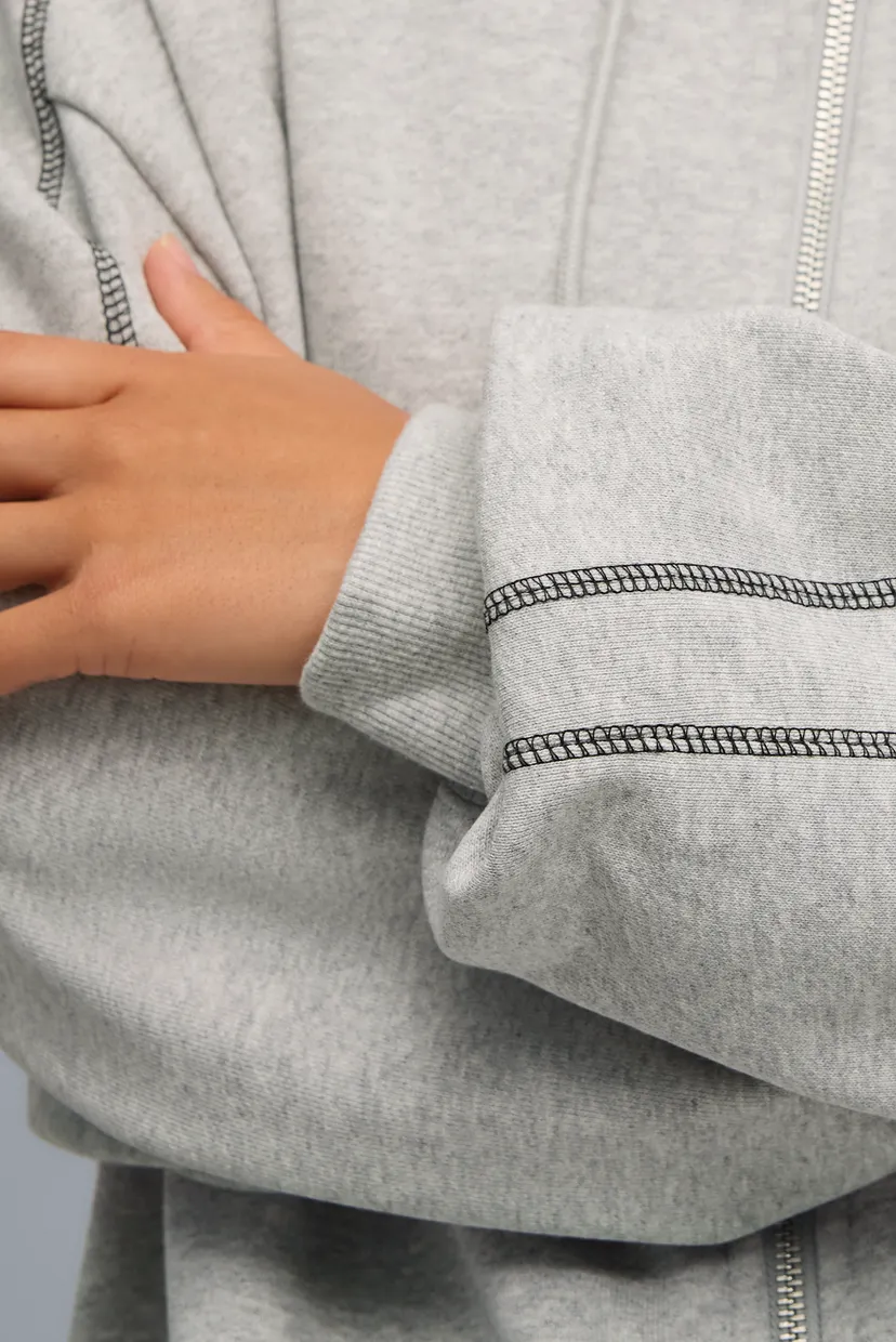 Жіноче сіре худі PUMA x ROSÉ T7 Hoodie Women 5