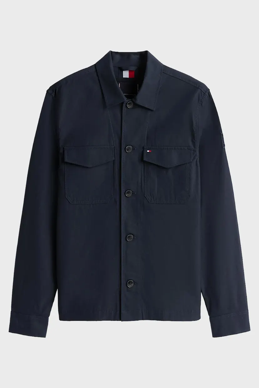Мужская темно-синяя куртка SHIRT JACKET 5