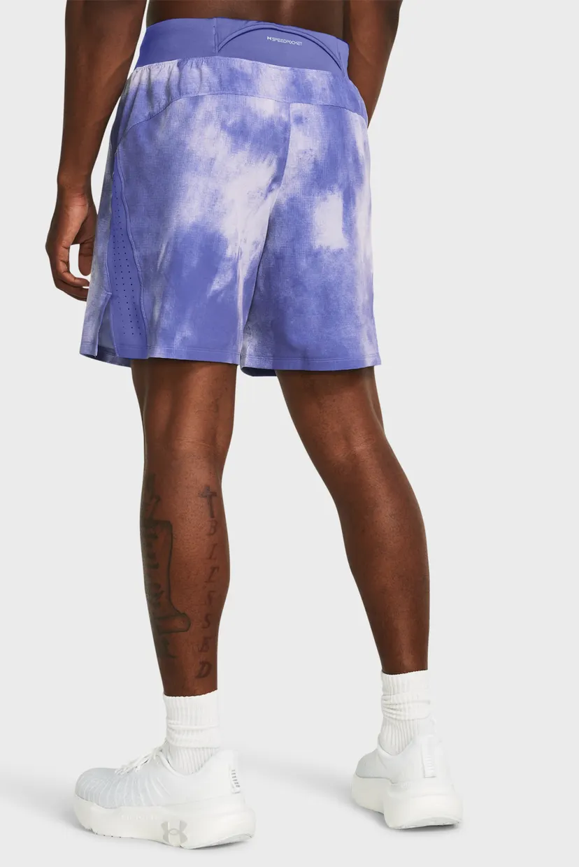 Чоловічі бузкові шорти UA LAUNCH PRO 7'' PRINTED SHORTS 3