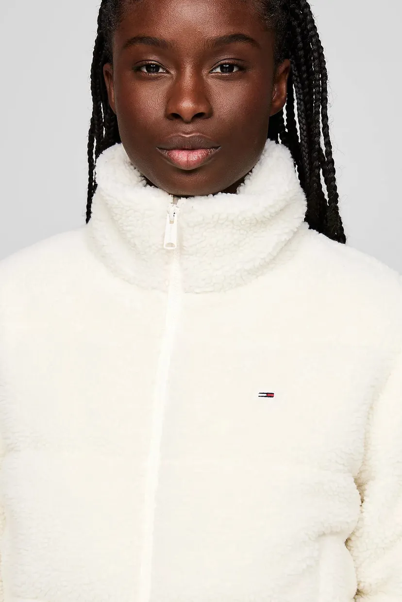 Жіноча біла куртка TJW CRP TEDDY ESSENTIAL PUFFER 4