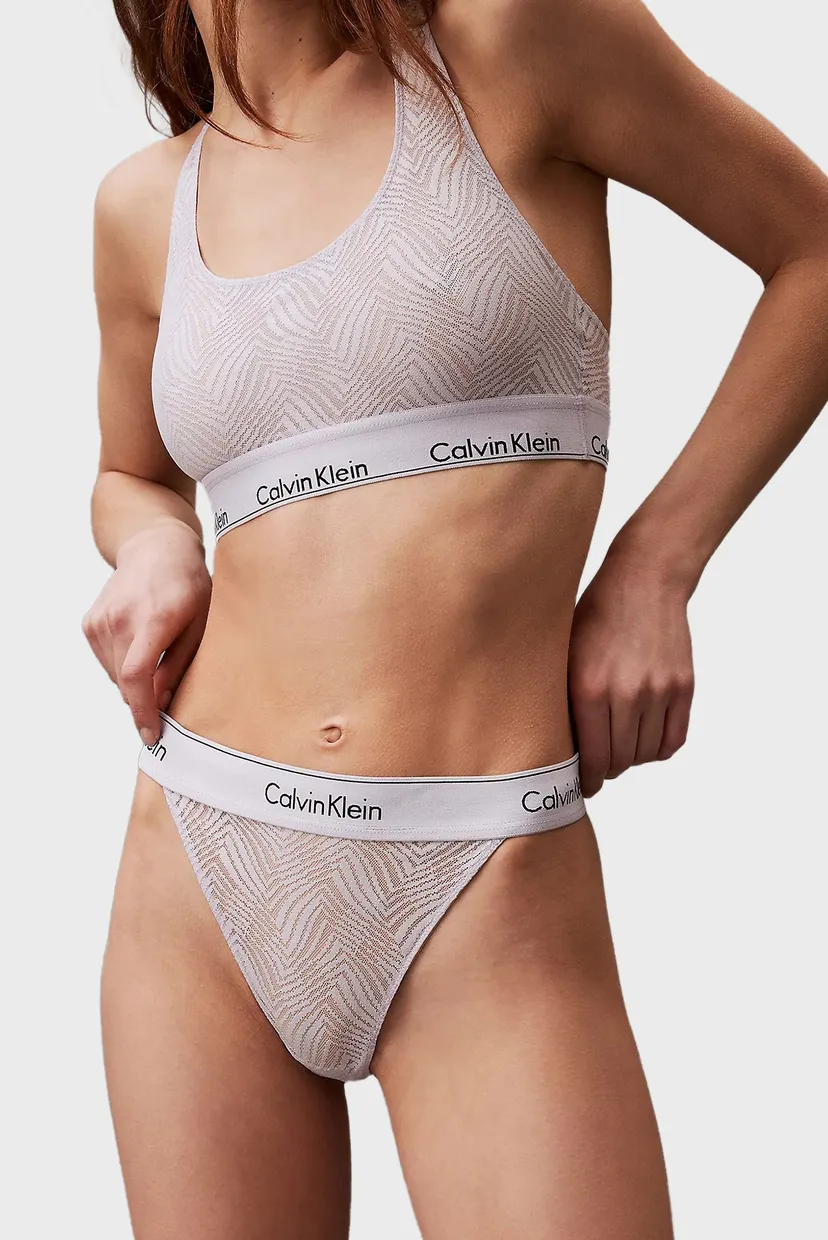 Жіночі бузкові трусики STRING THONG 4