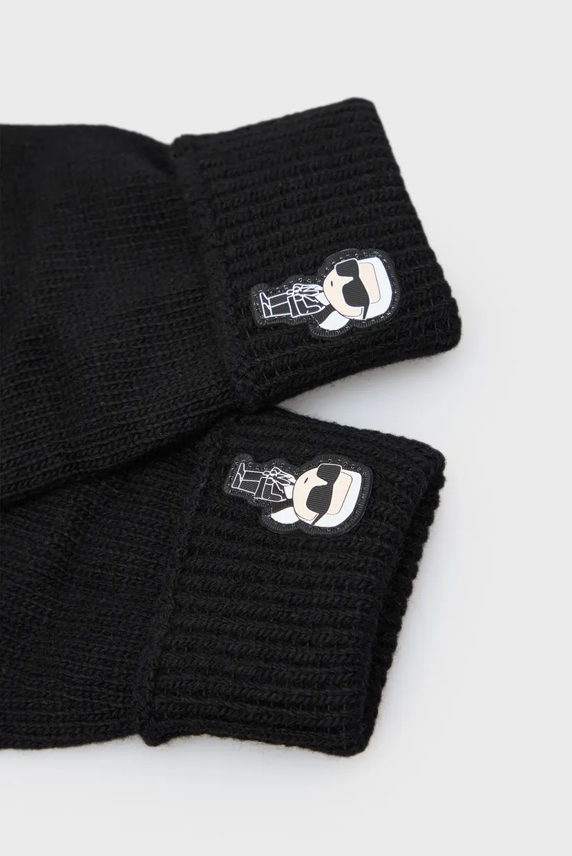 Жіночі чорні рукавички K IKONIK 2.0 KNIT FF GLOVE 4