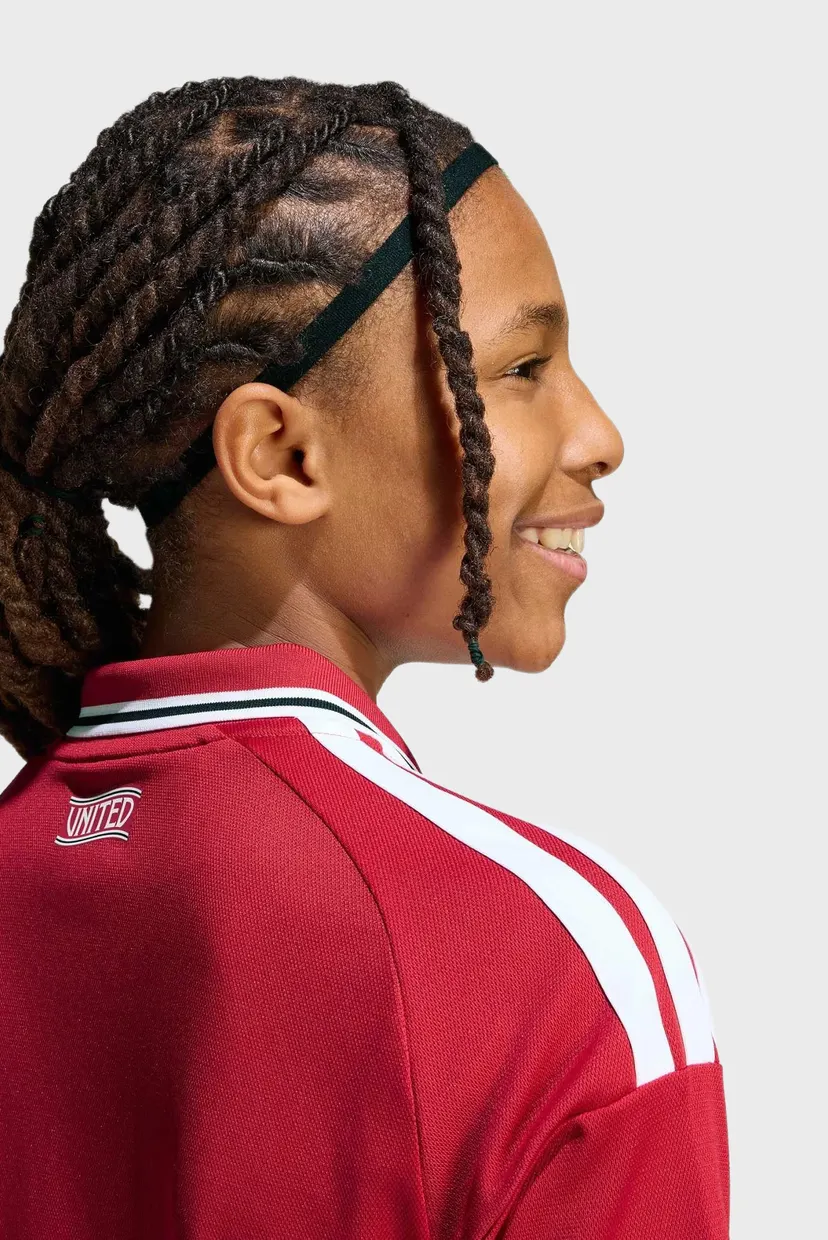 Детское красное поло Manchester United 26/27 Home Kids 7