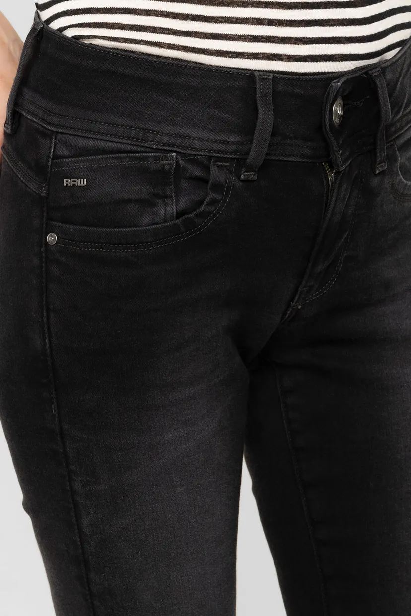 Жіночі чорні джинси Lynn Mid Skinny 4