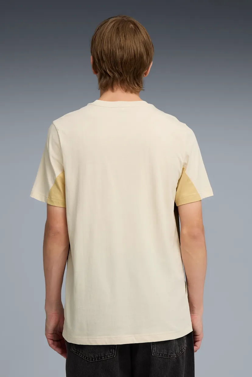 Мужская бежевая футболка Essentials Block Tee Men 3