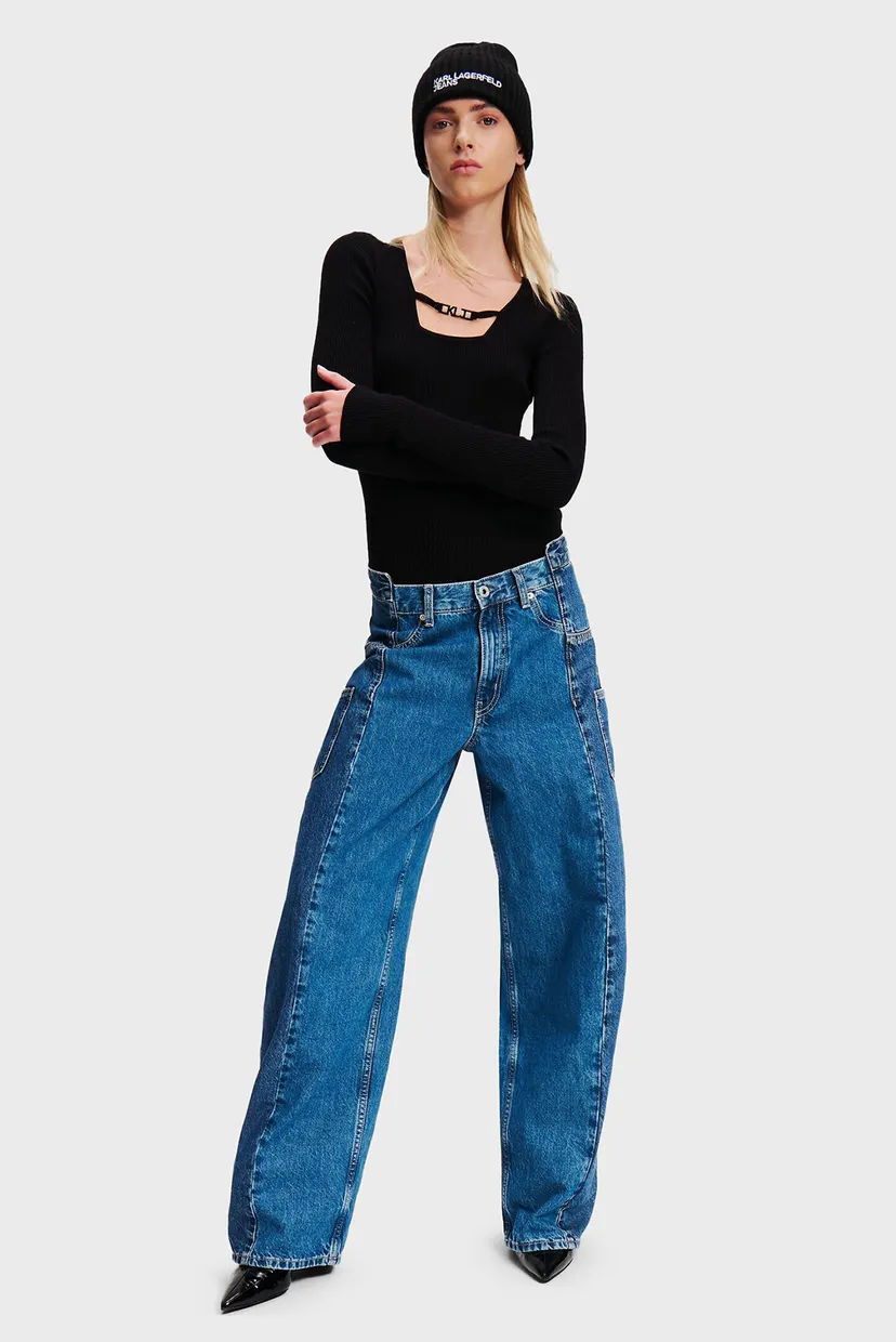 Жіночі сині джинси mr baggy decon denim 3