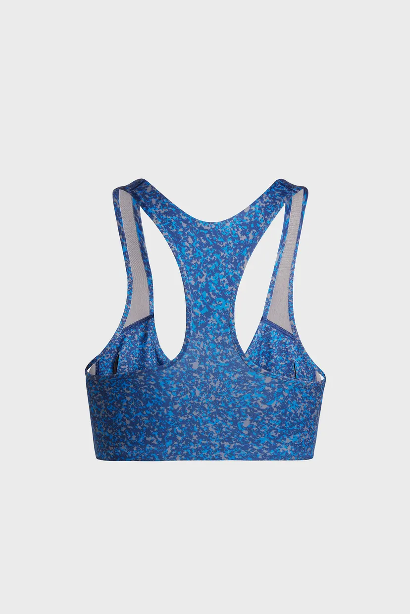 Жіночий синій топ з візерунком adidas by Stella McCartney TruePurpose Power Impact Printed Training 6