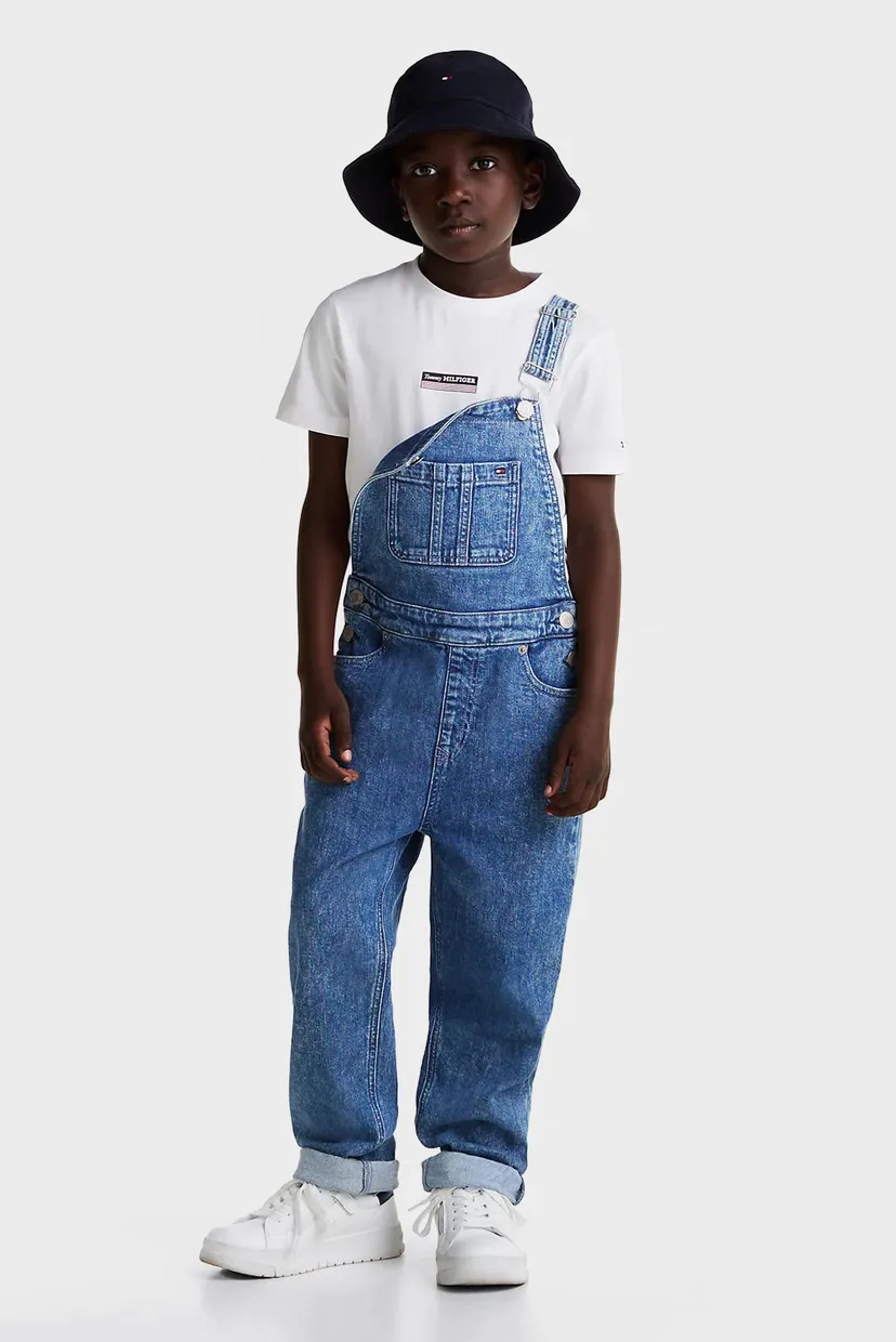 トップス Midas Disney 00s design jumpsuit Детский синий джинсовый комбинезон Tommy Hilfiger Kids KS0KS00615