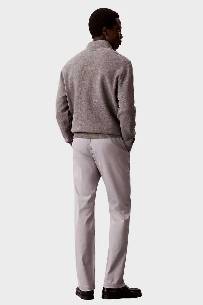 Чоловічі сірі брюки SLIM REFINED COTTON 5