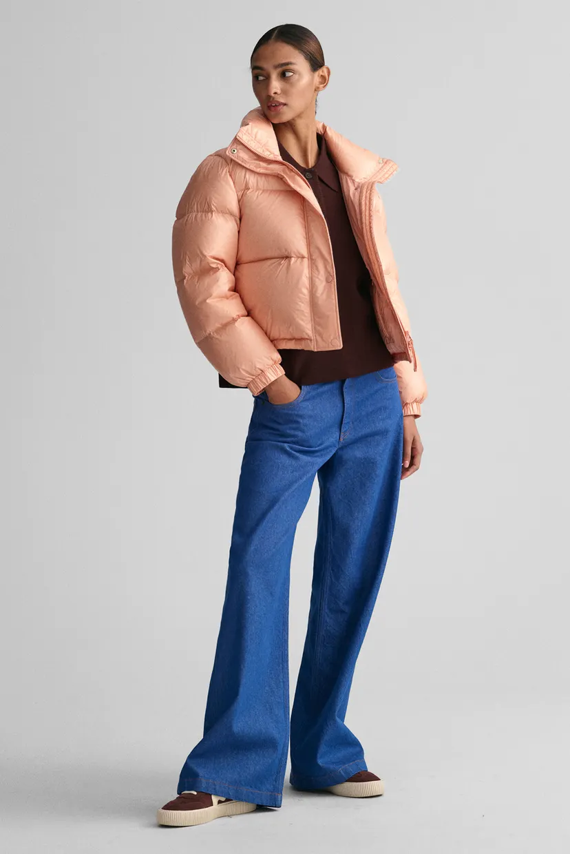 Женский персиковый пуховик CROPPED DOWN JACKET Gant 4700295 — MD