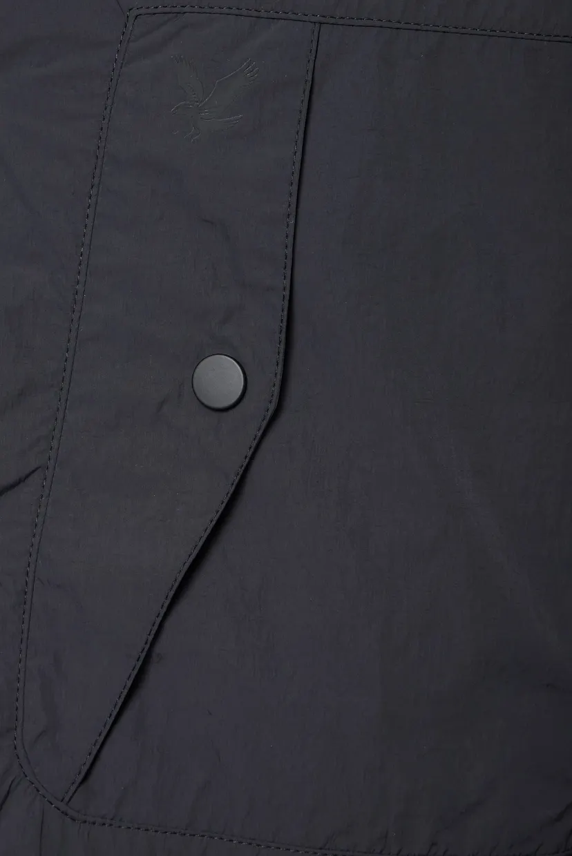 Мужская черная рубашка CRINKLE NYLON OVERSHIRT 3