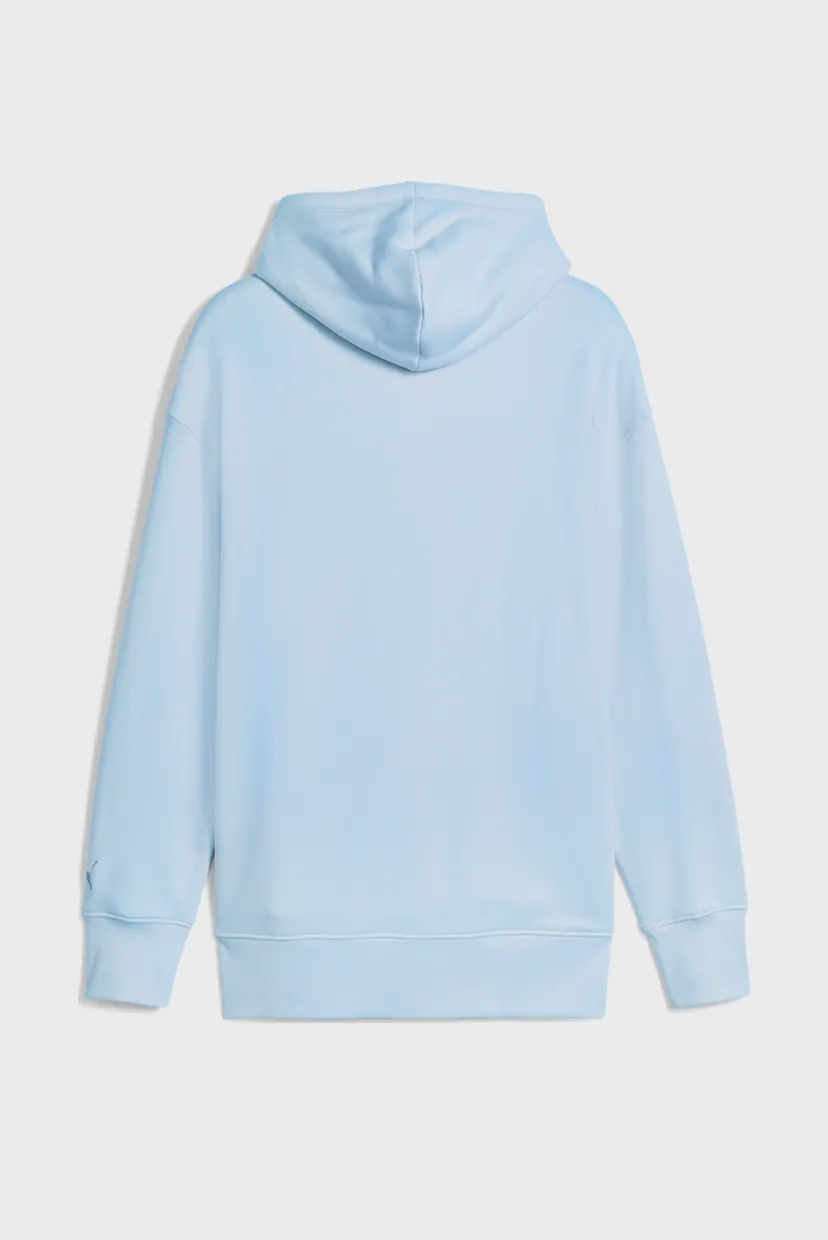 Голубое худи Premium Essentials Relaxed Graphic Hoodie Unisex (унисекс) 5