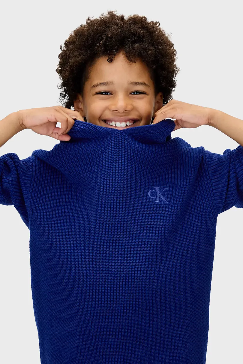 Дитяче синє худі KNIT 4